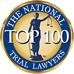 The national top 100 trial lawyer logo